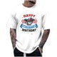 thumbnail image 2 of Tops para hombre, blusas y camisas de cuello redondo y manga corta para hombre, tops casuales de cuello redondo y manga corta con estampados especiales para hombre., 2 of 5