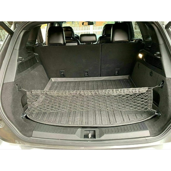 EACCESSORIES EA Rear Trunk Organizer Cargo Net for Lincoln MKC 2015-2020 – Envelope Style Cargo Net for SUV – Premium Mesh Elastic Car Trunk Organizer Vehicle Carrier Storage – Compatible with MKC