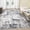 Green, variant on Nanan 2'x6' Modern Abstract Runner Rug Non Slip Washable Rug, Low Pile Indoor Floor Carpet for Hallway Bedroom Home Office, Light Gray