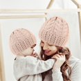 thumbnail image 3 of Txlixc Beanies Match, Sombrero de ganchillo de punto sólido de invierno, adecuado para la familia, el bebé, la madre, el padre Txlixc  moda, 3 of 9