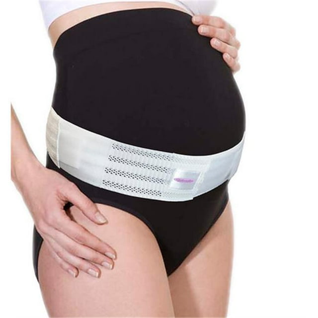 Maternity Light Support Belt, White - Extra Large