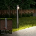 thumbnail image 2 of Artika Dark Sky Modern Bollard Pathway Light, Black, 2 of 5