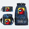 thumbnail image 1 of Mochila 3D Game Among Us para niños y niñas Bolsa Escolar dibujos animados, 1 of 4
