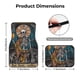 thumbnail image 5 of Fotbe Coffee-Drinking Skull Juego de 4 Tapetes para Auto con Estampado – Alfombrillas de Goma Reforzada, Diseño Antideslizante, Protección para Todo el Año – Vehículos, Autos, Camionetas y SUVs, 5 of 7