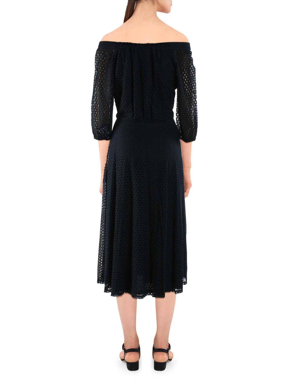 gabby ruffle babydoll midi dress