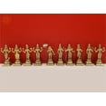 thumbnail image 3 of 6" Dashavatara Brass Statue | Ten Incarnations of Vishnu | Handmade Hindu Sculpture, 3 of 3