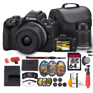 Canon, EOS 90D DSLR Camera, 18-135mm Lens, Black, 32.5MP - Walmart.com