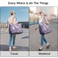 thumbnail image 4 of Butterfly Print Travel Bag for Women, Colorful Butterfly Pattern Weekender Tote, Lightweight Duffel for Butterfly Lovers, 4 of 5