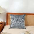 thumbnail image 6 of Cinvoph 18"x18" Velvet Throw Pillow Covers Decorative Pillow Cover Solid Minimalist Machine Washable Pillow Cases for Living Room Bed Car Office Decor, Gray, 6 of 6