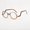 Style2, variant on Artistic Color-Block Reading Glasses for Women Men Vintage Unique Frame Readers