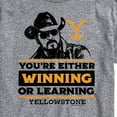 thumbnail image 3 of Yellowstone - Your Either Winning Or Learning - Men's Short Sleeve Graphic T-Shirt, 3 of 6