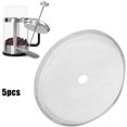 thumbnail image 2 of 5Pcs Stainless Steel Mesh Pipe Screen Filters, 80 Mesh French Press Replacement Cafetiere Filter for 350ml French Press Coffee Maker, 2 of 8