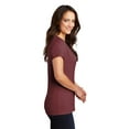 thumbnail image 3 of US Army Star Logo White Chest Print Womens Tri Blend V-neck T-Shirt, Large Maroon, 3 of 4