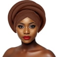 thumbnail image 5 of QASIEATN Women's Everyday Wear Accessories Fashion Solid Color Turban Caps Beanie Headscarf Pre Tied Braid Headwraps for Women, 5 of 5