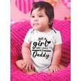 thumbnail image 2 of Just A Girl Who Loves Her Daddy Bodysuit Infant -Smartprints Designs,  18 Months, 2 of 4