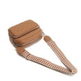 thumbnail image 3 of FNFYFH Shoulder Bags for Women Light-Weight Crossbody Handbag Regualr Fit Purse Tote Bag with Guitar Strap Zipped Pockets Handbag, 3 of 9