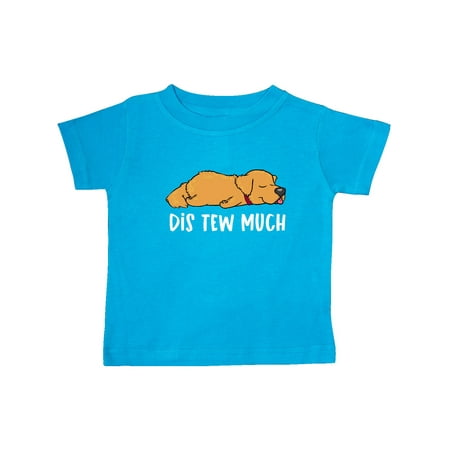 

Inktastic Napping Dis Tew Much Long-haired Retriever Gift Baby Boy or Baby Girl T-Shirt