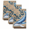 thumbnail image 2 of Vintage Whale Kitchen Towels Set of 3, Brown Nautical Anchor Bubbles Coastal Absorbent Dish Towels for Kitchen, Microfiber Hand Towel, Quick Drying Tea Towel for Cleaning Decorative Dishcloths, 2 of 7