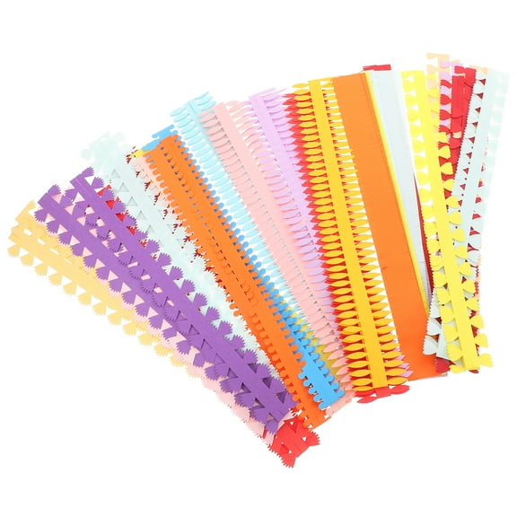 MLINS 80 Pcs Quilling Flowers Paper Craft Flower Accessory Child 30X3.5cm