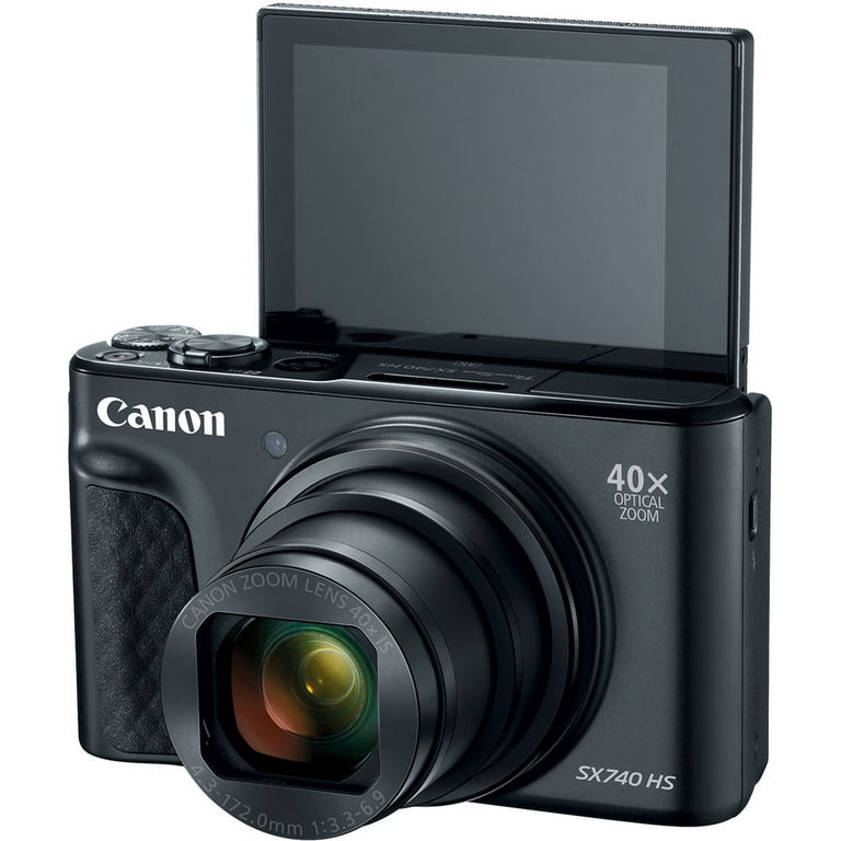 Canon PowerShot SX740 HS Digital Camera (Black) (2955C001) with