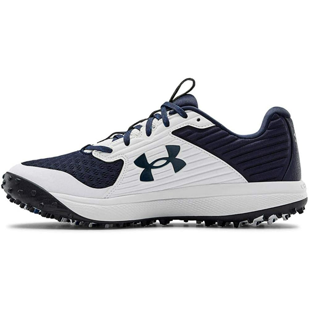 Under Armour mens Yard Turf Baseball Shoe Midnight Navy 401 White 7 US - Walmart.com - Walmart.com