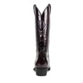 thumbnail image 4 of Western Men's Boots with Classic Embroidered Cowboy Boots for Men Retro Slip Resistant Pointed Toe Chunky Heel Mid Calf Pull On Boots, 4 of 6
