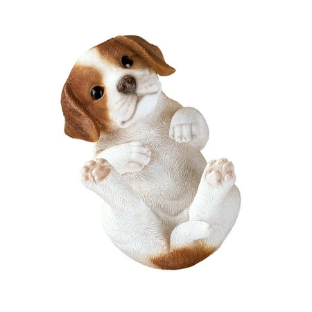 Playful Cute Puppy Dog Breeds Sculpture Figurine, Jack