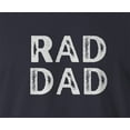 thumbnail image 2 of 9 Crowns Men's Graphic Tee Funny Rad Dad Fathers Day T-shirt (Raddad1-Navy, Medium), 2 of 3
