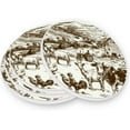 thumbnail image 3 of Coolnut Farm Animals Coasters for Drinks Set of 2, Absorbent Ceramic Drink Coaster with Cork Base for Wooden Coffee Table, Cool Housewarming Gift for Home Decor Gifts, 3 of 6