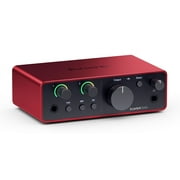 Focusrite Scarlett Solo 4th Gen Studio Recording USB Audio Interface + XLR Cable