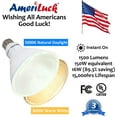 thumbnail image 2 of AmeriLuck 150W Equivalent PAR38 LED Outdoor Flood Light Bulb, 16W Dimmable (5000K Daylight, 4 Pack), 2 of 6