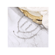 thumbnail image 4 of Xtellar plateado Conjunto Joya Collar Aretes Pulsera Boda Precioso, 4 of 4