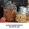 thumbnail image 4 of Anchor Hocking Heritage Hill Clear Glass Jars, Multipack: (1) 1/2 Gallon and (1) 3 Quart, 4 of 6