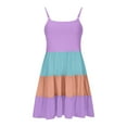thumbnail image 7 of 4-5 Years Little Girls Dress Sleeveless Casual Twirl Dresses Print Sundress, 7 of 7