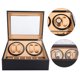 thumbnail image 3 of Caja enrolladora automática para reloj 4 + 6, caja de almacenamiento para reloj de pulsera, reloj mecánico, 100-240V (enchufe estadounidense), 3 of 12