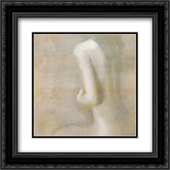 Golden Moments 2x Matted 20x20 Black Ornate Framed Art Print by Allen, Kimberly