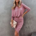 thumbnail image 2 of Vestido De Verano Para Mujer, Paquete De Diseño De Volantes, Paquete De Cadera, Vestido De Cuerpo, Fibra De Poliéster Para Fiesta ANGGREK  No, 2 of 6