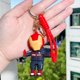 thumbnail image 1 of 1pc, New Marvel Captain America Spider-Man Iron Man Keychain Avengers Handheld Office Lapel Pendant Party Favors, 1 of 4