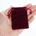 thumbnail image 4 of Bolsas de tela de terciopelo para joyas, bolsas de terciopelo con cordón, 100 unidades, 4 of 7