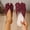 Red, variant on Women's Round Toe Bow Slippers, Spring/Summer Bowknot Detail Slip-On Style Casual Outdoor Flat Shoes Red