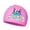 X11-Pink, variant on Glisme Kids Swim Cap Waterproof Silicone Swimming Cap For Toddler Child Youth Girls Boys Durable Swim Hats Shark Bathing Caps ,Pink