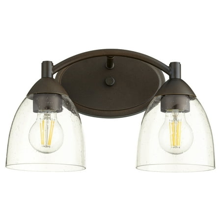 

Quorum International 5069-2-2 Barkley 2 Light 14 Wide Vanity Light - Bronze