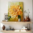 thumbnail image 7 of Framed Flower Canvas Print Rustic Creamy Yellow Wood Grain Room Decor White Jasmine and Rusty Watering Cans Painting for Living Room Bedroom Home Decor Ready to Hang 12x16in, 7 of 7