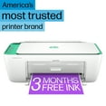 thumbnail image 2 of HP DeskJet 2842e (Green) Wireless All-in-One Color Inkjet Printer, Scanner, Copier, 3 Mos. Free Ink, 2 of 16