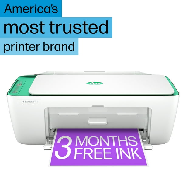 HP DeskJet 2842e (Green) Wireless All-in-One Color Inkjet
