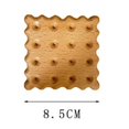 thumbnail image 2 of 1Pc Solid Wood Biscuit Shaped Coaster Set Insulation Pad And Mat For Home Table Decoration And Accessories Gift For Friends, 2 of 8