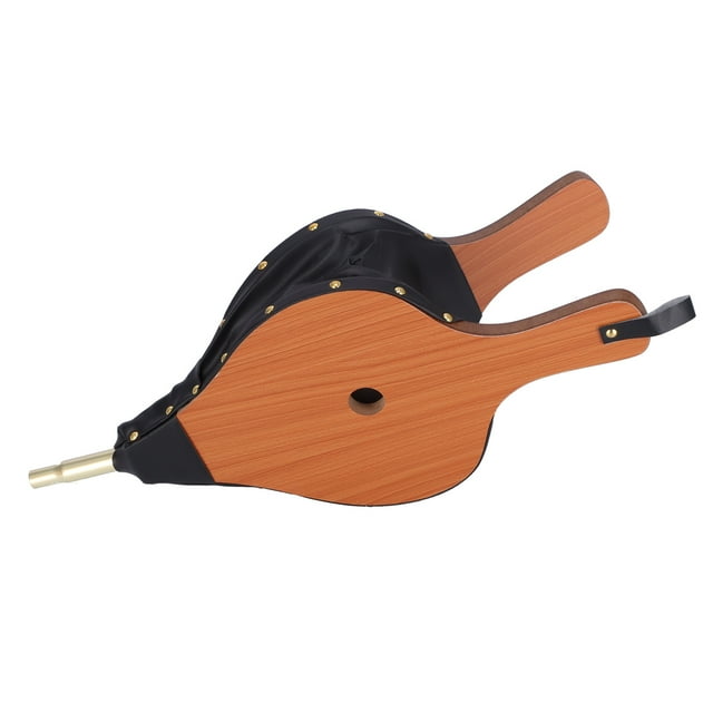 Fuelle Para Chimenea De Leña, Fuelle Para Chimenea De Cuero De Gran Tamaño, Fácil De Almacenar, Conveniente Para Acampar Al Aire Libre, Barbacoa Para Interior, Chimenea