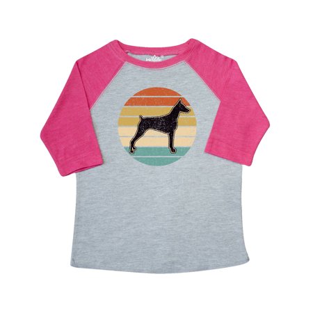 

Inktastic Doberman Dog Retro Sunset Gift Toddler Boy or Toddler Girl T-Shirt