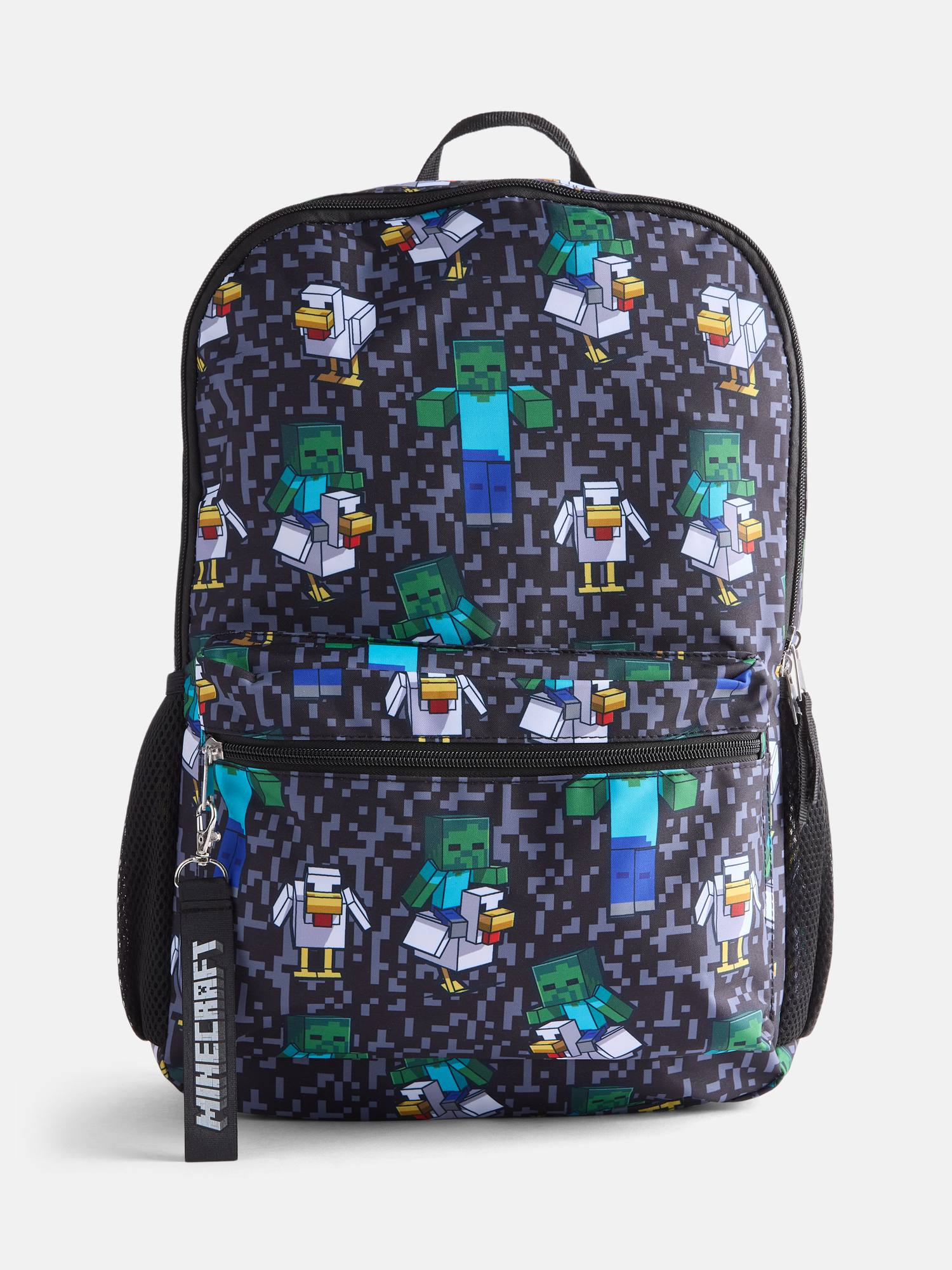 Minecraft Boys Chicken Jockey Backpack, Black