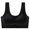 Black, variant on Womens Comfy Bralette for Everyday Soft Support Bra for Home Push Up Wireless Bra, 40B, Black